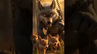 Brave Wolf Sacrificed Himself to Save His Pups 🐺💔 | Emotional Jungle Story