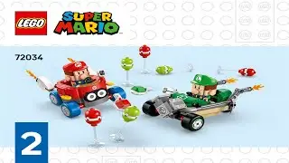 🔥 LEGO instructions 🔥 Super Mario 🔥 72034 🔥 Mario Kart&trade; &ndash; Baby Mario vs. Baby Luigi 🔥 (Book 2) 🔥