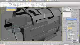 District 9 Style Weapon in 3ds Max Video Tutorial by 3d-palace, Part 04