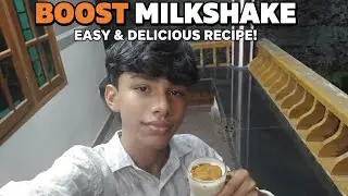 🧋BOOST MILKSHAKE  simple recipe 🧋