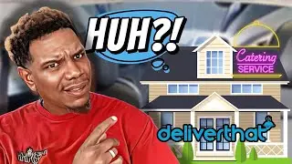 Catering pickup from a HOUSE!? | DeliverThat | Instacart ride a long