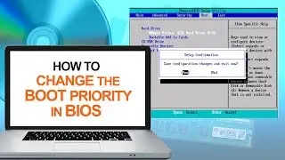 How to Change the Boot Priority in BIOS | Computer & Networking for Beginners | Computer Technology