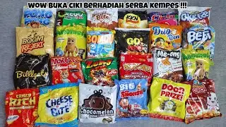 WOW SERU MANTAP BUKA CIKI CAMPUR SERBA KEMPES ADA HADIAH