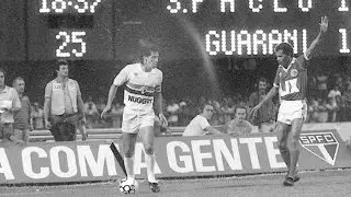 S&atilde;o Paulo 1x1 Guarani (22/02/1987) - Final Brasileiro 1986 (jogo ida)