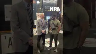 Our ole friend @ColionNoir stopped by the NRA booth to.say hello.  #nra #shotshow #guns #2A