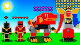 QUAL POWER RANGER tem MAIS VIDA no Minecraft ?