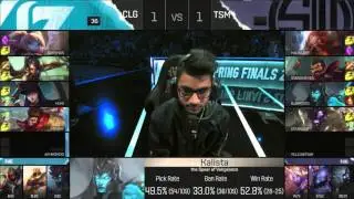 Ban and Pick Phase TSM vs CLG GAME 3 NA LCS SPRING CHAMPIONSHIP FINALS 2016