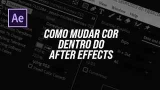 Como mudar Cor de qualquer objeto dentro do after effects
