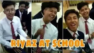 Riyaz at school |masti with friends| #riyaz |glasses revealed | #rifam #riyazaly