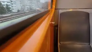 U1 Mitfahrt Leopoldau nach Kagraner Platz (U-Bahn Wien Silberpfeil SGP Typ U11)(01.04.2025)