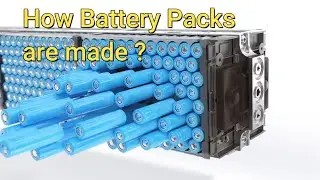 Making of Lithium ion battery for Electric Vehicle and Solar Project | How battery pack is made ?