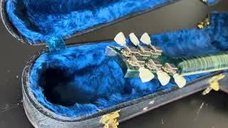PRS Wood Library Hollowbody McCarty 594 10 Top Flamed Neck River Blue Brazilian Board 2021