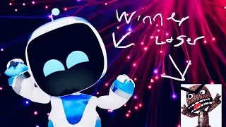 Astro Bot is the Champion, Sackboy is not.
