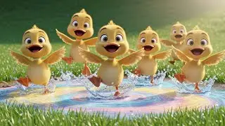 Танцующие утята в луже 🦆💦🎵 | мультфильм для детей и весёлые приключения