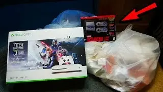 Оставленные сотрудником подарки от Gamestop на Рождество выбрасываются в мусорку!!!