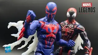 Marvel legends Spiderman 2099 Review - With special guest Spiderman Unlimited