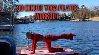 30 Minute Yoga Pilates Workout | Optional Ankle weights