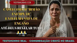 TESTEMUNHO CCB – CASEI COM UM “IRMÃO EXEMPLAR”, MAS VIVI UMA VIDA DE ENGANO