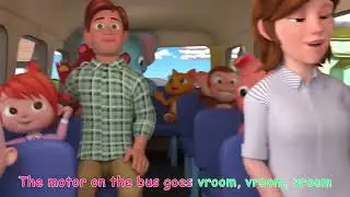 Wheels on the bus cartoon #viral #video # #kids #long video