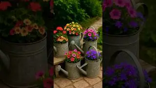 Upcycled Garden Decor ideas 💡 🌴🌿🌺🌷