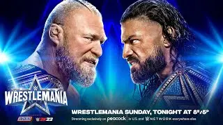 WWE 2K24 - Roman Reigns Vs Brock Lesnar - Winner Take All - Title Unification - WrestleMania 38