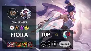 Fiora Top vs Yone - KR Challenger Patch 11.23