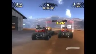 Monster Jam 2007 The Game - Mesa Airfield Eliminator in 1:59.38 (PS2)