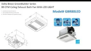 Bathroom Exhaust Fan Installation - Delta Breeze GreenBuilder