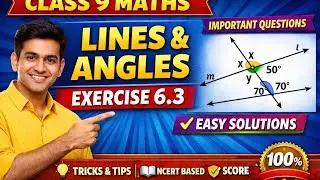 Class 9 Maths | Lines and Angles 🔺 Full Chapter Explained | NCERT | Easy Tricks & Examples