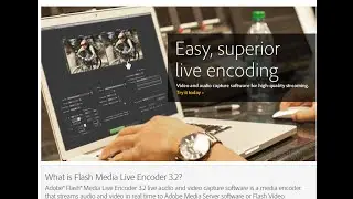 How to get Adobe Flash Media Live Encoder without signup