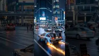 With hopes placed on a time machine that might one day exist, he drives the DeLorean forward
