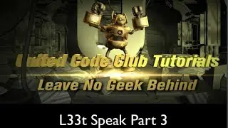 Python Tutorials - l33t speak translator part 3