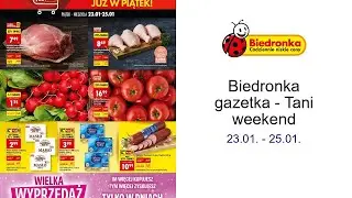 Biedronka gazetka - Tani weekend 23.01. - 25.01.