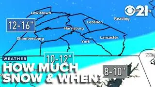 BIG SNOW AND BITTER COLD: How much to expect and when