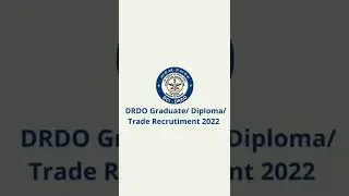 DRDO Apprentice 2022 | drdo apprentice 2022 how to apply|apprenticeship | drdo recruitment 2022