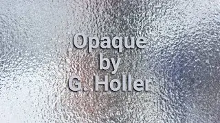G. Holler | Opaque | #keyboardbackingtrack