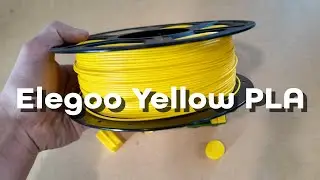 Elegoo Yellow 3d Printer Filament PLA Review