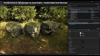 Procedural Rocks & Cliffs in Unreal | Houdini Asset Showcase(download link is in the description)