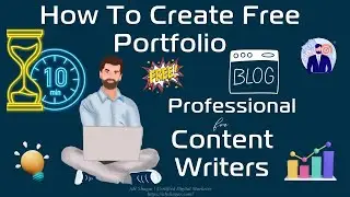 Just 10 Mins & Build A Professional Content Writing Portfolio For Free! Blogger Bangla Tutorial