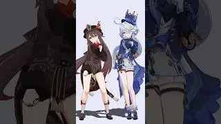 Vanitosa Dance | Genshin impact #genshinimpact #hutao #furina #shorts
