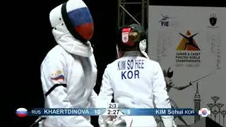 Cairo Worlds 2021 JWE - L4 - Khaertdinova RUS v Kim SH KOR