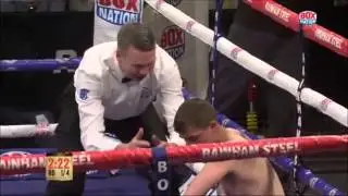 Boy Jones Jr brutal bodyshot KO over Aaron Flinn