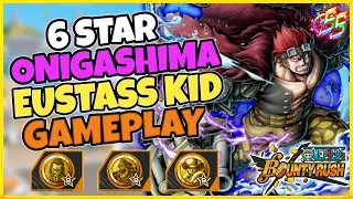 6★ MAXED RAID KID GAMEPLAY IN SS LEAGUE ONE PIECE BOUNTY RUSH #opbr #bountyrush