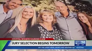 Jury selection beings tomorrow for the Brooks Houck trial regarding the Crystal Rogers disappearance