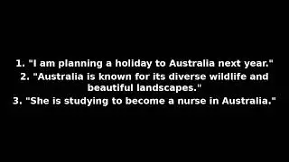 How to pronounce 'Australia' correctly in English? with Pronexio