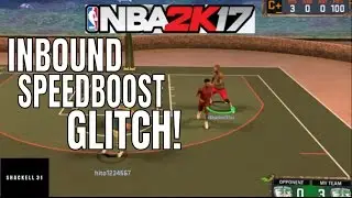 Cheesy Inbound Speedboost Glitch NBA2K17. How to do the Inbound Speedboost  Glitch in NBA2K17