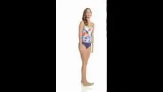 Jag A Week In Antigua Crossback Tankini Top | SwimOutlet.com