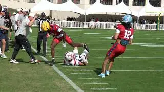 JAMES HILL SPORTS HULA BOWL QB JAKE RETZLAFF TULANE  COMPLETE WR REGGIE RELTZLAFF COLORADO PUEBLO