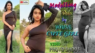 MODELLING POSES BY YOUNG CUTE GIRL VIDEO PHOTOSHOOT #follow #viralvideo #model #fashion  / EPSD=105