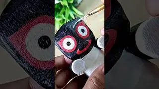 Jagannath making with cardboard 🙏🌸 #jagannath #jaijagannath #rathyatra2024 #art #shorts #short